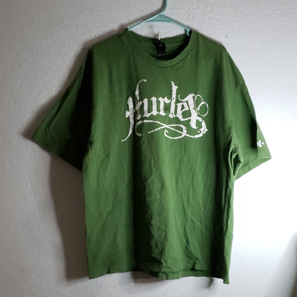 Hurley 2XL Green 100% Cotton